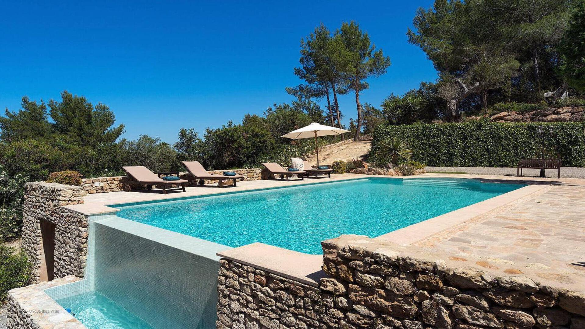 New! Villa Finca Niko Santa Eularia des Riu Eksteriør bilde