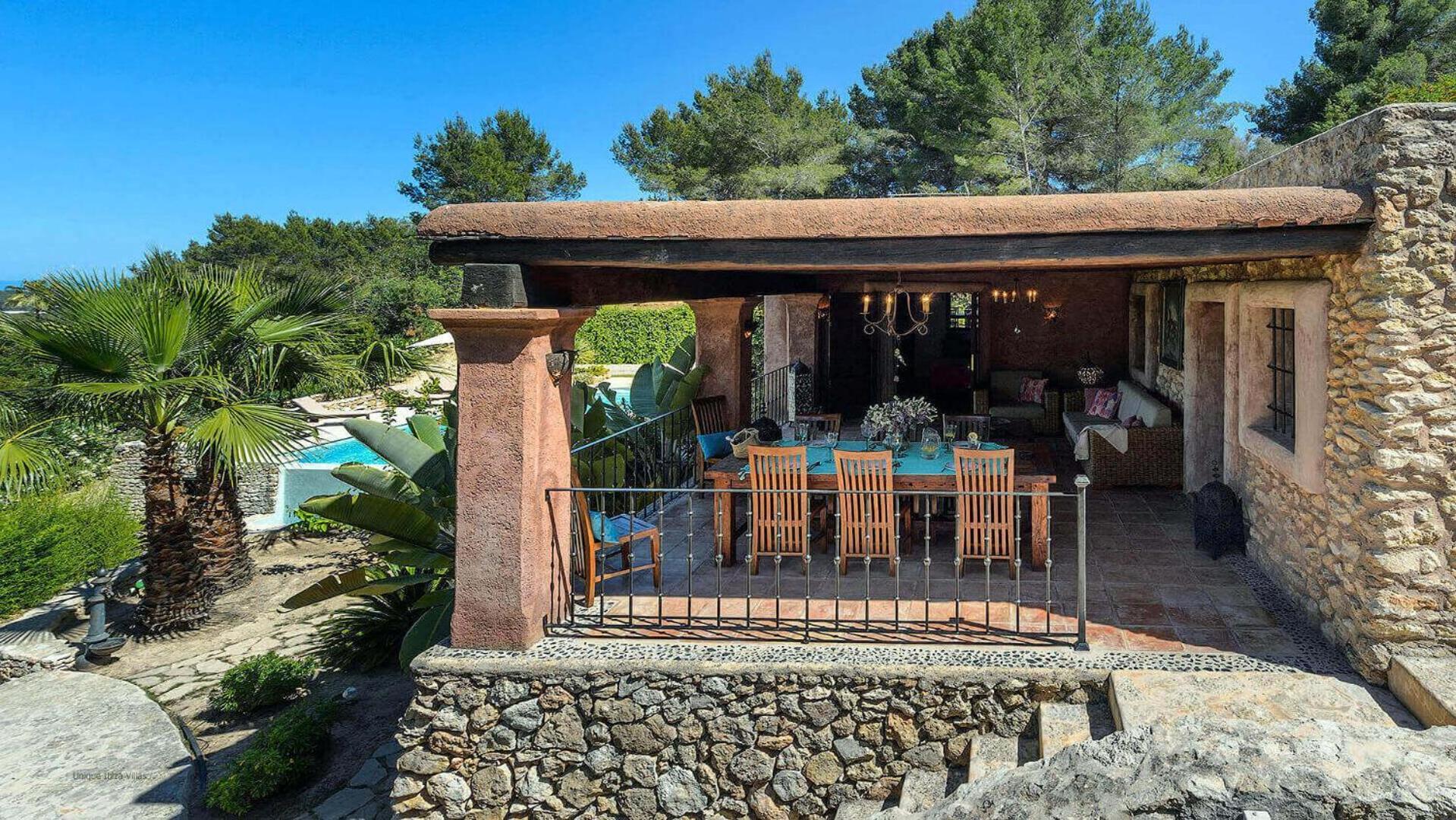 New! Villa Finca Niko Santa Eularia des Riu Eksteriør bilde